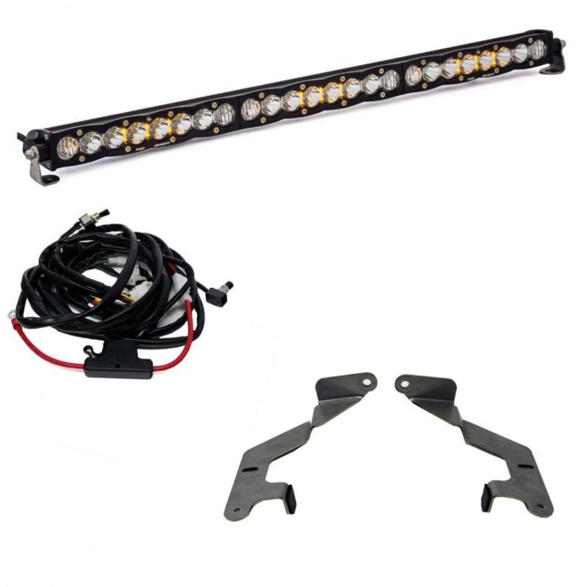 Picture of Baja Designs 2014+ 30in Grille LED Light Bar Kit For Toyota Tundra S8 Driving Combo