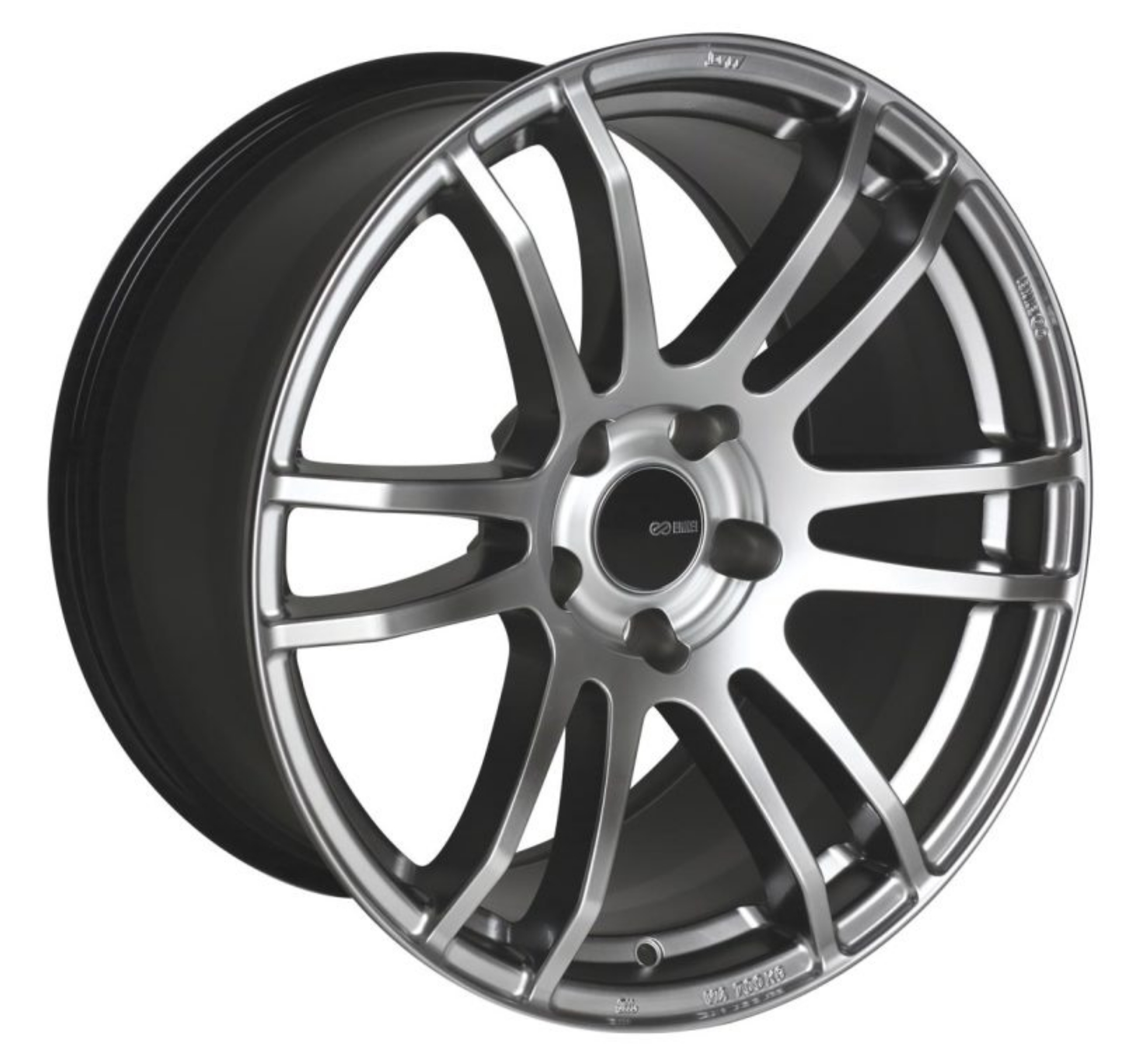 Picture of Enkei TSP6 17x8 45mm Offset 5x112 Bolt Pattern Hyper Silver Wheel