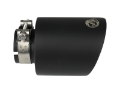 Picture of aFe Takeda 304 SS Clamp-On Exhaust Tip 2-5in- Inlet - 4-5in- Outlet - 7in- L - Black