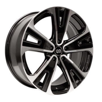 Picture of Enkei Universal SVX Truck & SUV 20x8-5 40mm Offset 5x114-3 Bolt 72-6mm Bore Black Machined Wheel