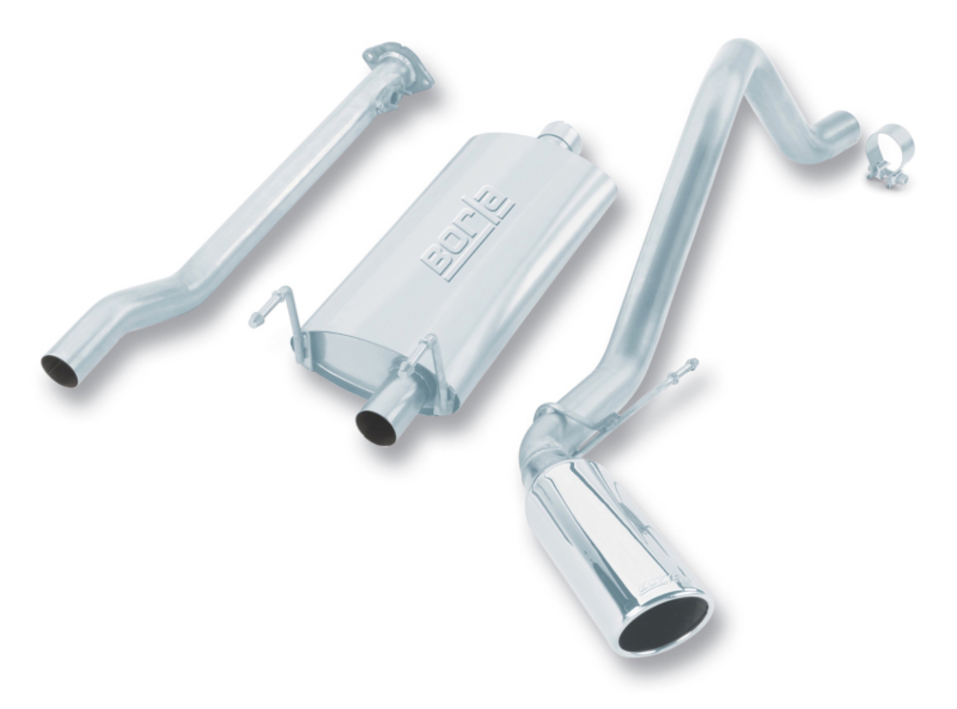 Picture of Borla 00-04 Toyota Tacoma Pre-Runner 3-4L V6 4WD 2Dr EC-SB SS Catback Truck Side Exit Exhaust