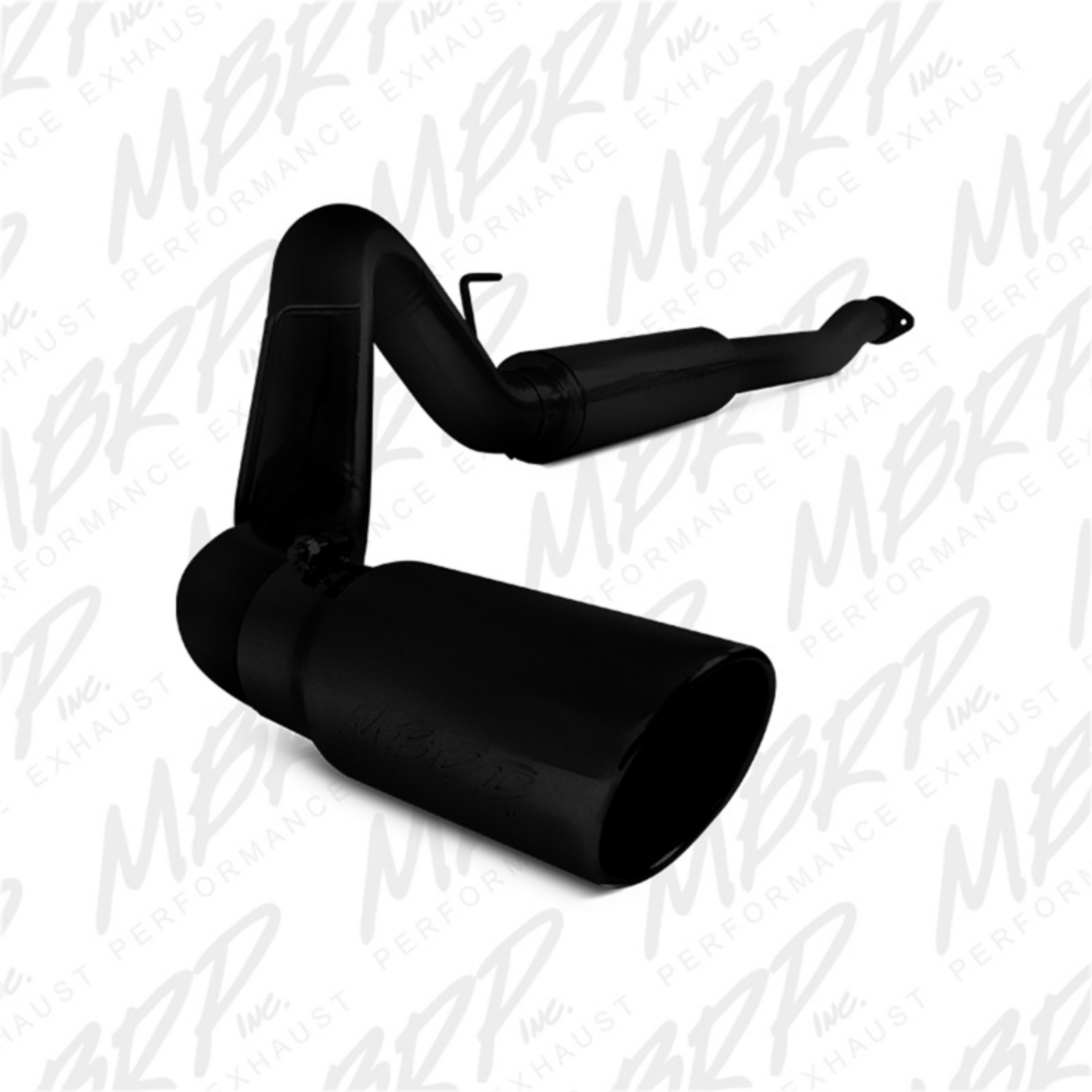 Picture of MBRP 11-14 Ford F-150 3-5L V6 EcoBoost 4in Cat-Back Single Side AL Exhaust System - Black