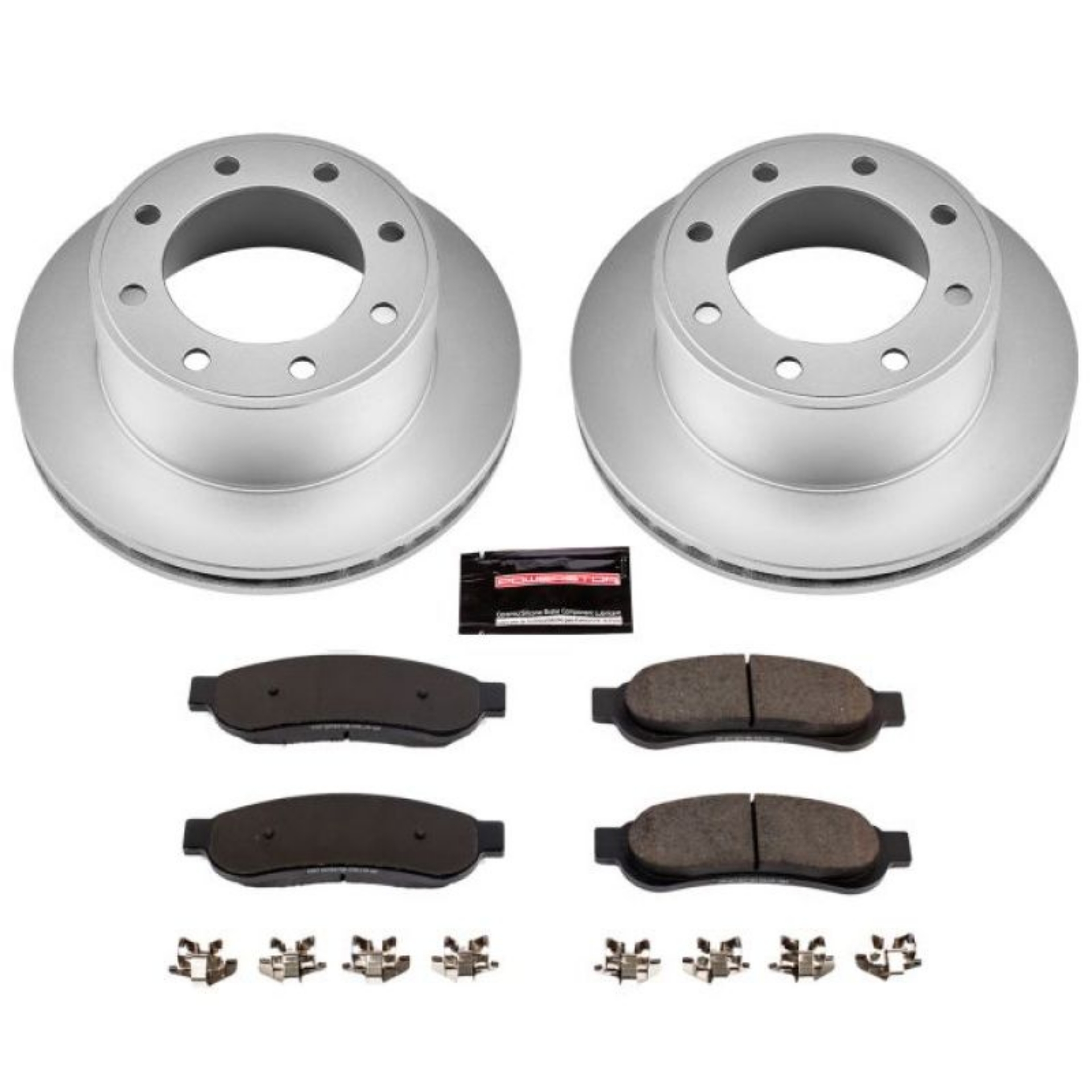 Picture of Power Stop 07-10 Ford F-250 Super Duty Rear Z17 Evolution Geomet Coated Brake Kit