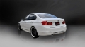 Picture of Corsa 2012-17 BMW 335i Sedan RWD F30 3in Polished Touring Dual Rear Single 3-5in Tip Cat-BackExhaust