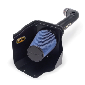 Picture of Airaid 01-04 Chevy & GMC Duramax 6-6L LB7 CAD Intake System w- Tube Dry - Blue Media