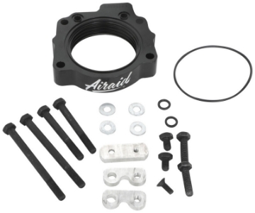 Picture of Airaid 00-02 Toyota Tundra-Sequoia 4-7L - 98-02 Land Cruiser Lexus LX470 4-7L PowerAid TB Spacer