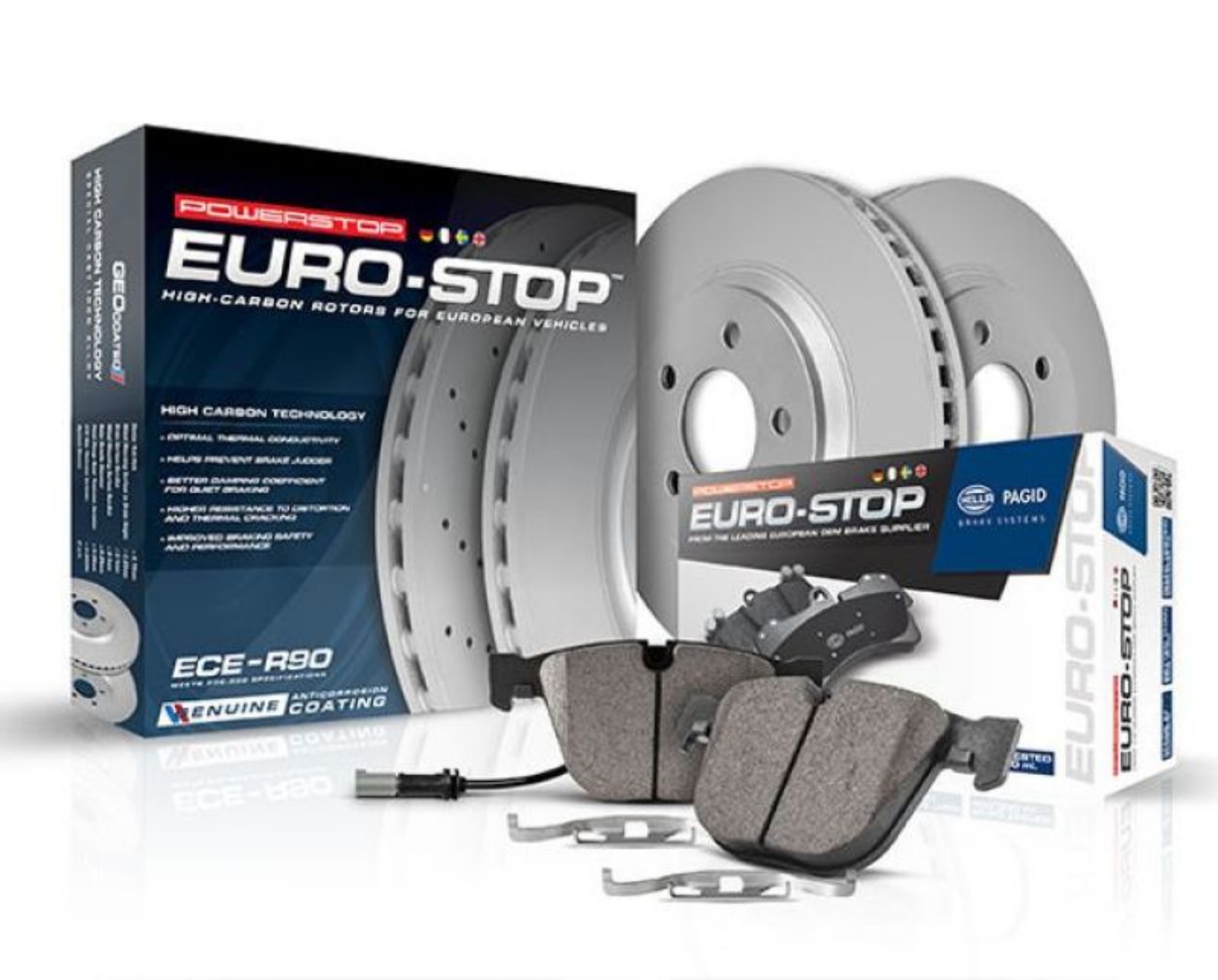 Picture of Power Stop 01-02 Mercedes-Benz E430 Rear Euro-Stop Brake Kit