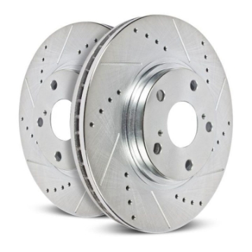 Picture of Power Stop 94-96 Dodge Stealth Front Evolution Drilled & Slotted Rotors - Pair