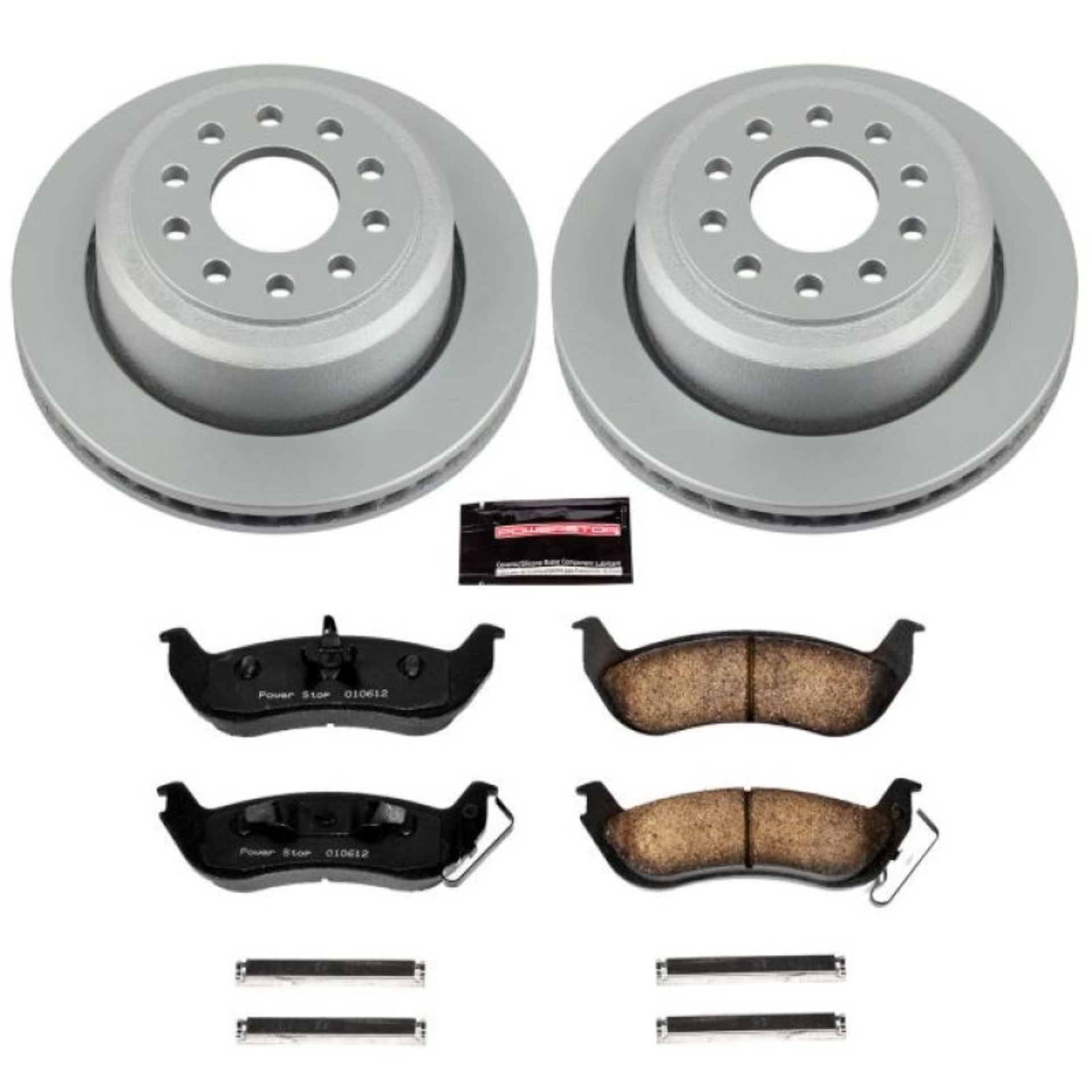 Picture of Power Stop 03-11 Lincoln Town Car Rear Z17 Evolution Geomet Coated Brake Kit