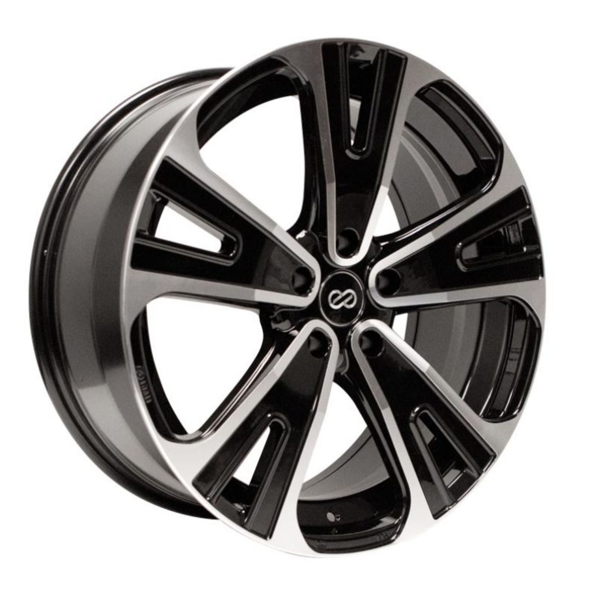 Picture of Enkei Universal SVX Truck & SUV 18x8 40mm Offset 5x114-3 Bolt 72-6mm Bore Black Machined Wheel