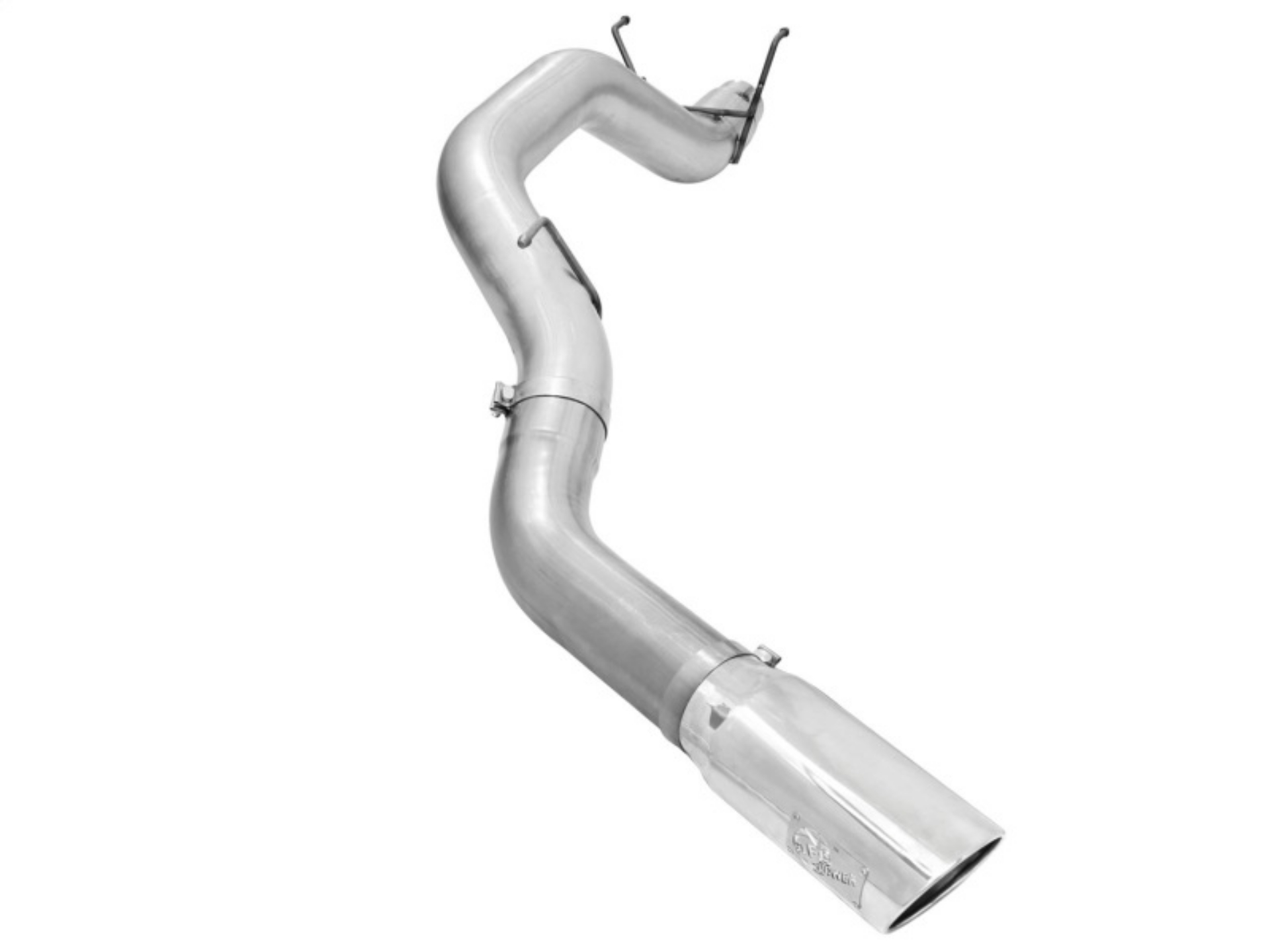 Picture of aFe Atlas 5in DPF-Back Aluminized Steel Exh Dodge RAM Diesel 13-14 6-7L td Mega Cab w-Polished Tip