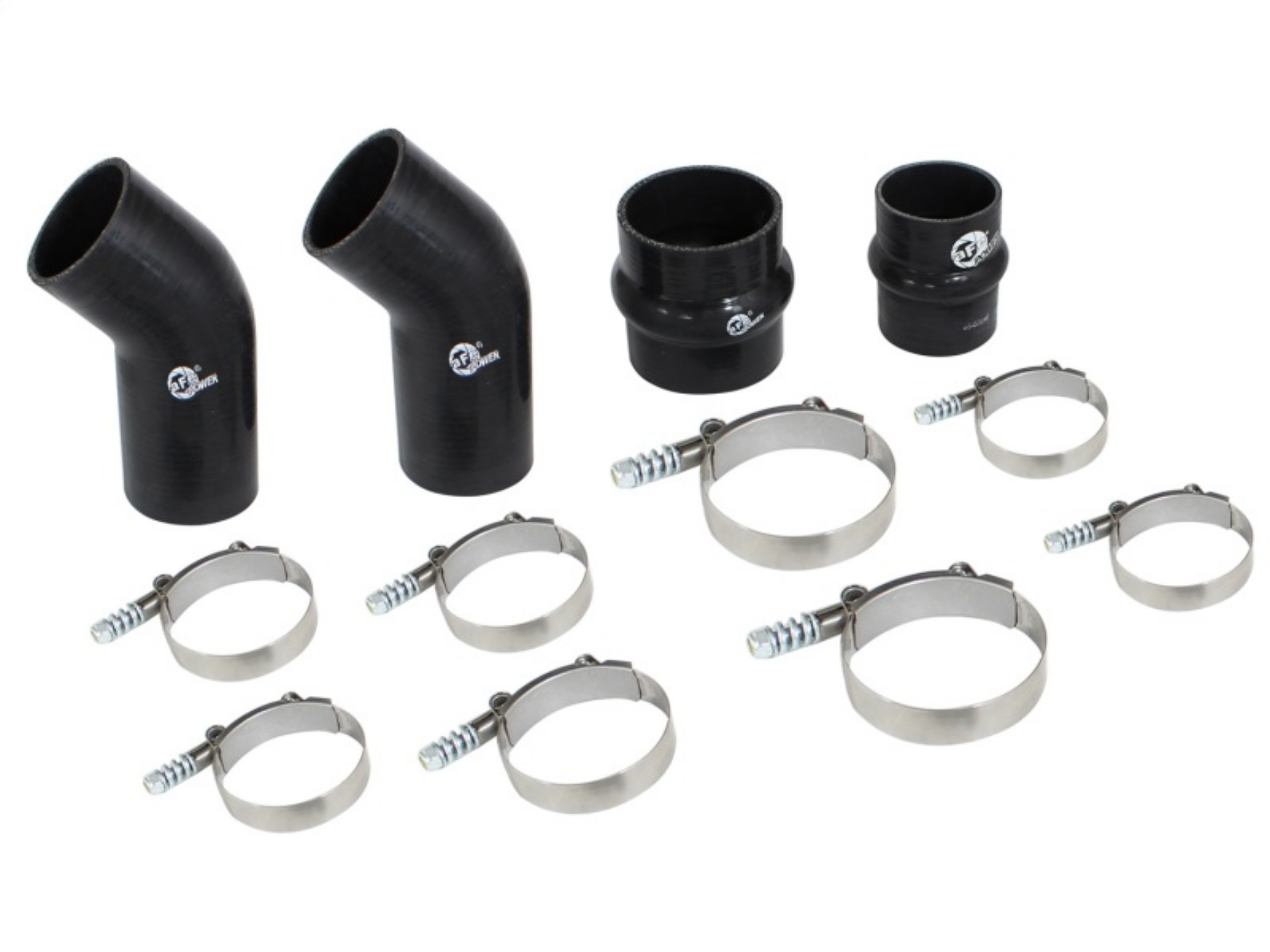 Picture of aFe BladeRunner Replacement Intercooler Couplings & Clamps Kit for 13-14 Dodge RAM Diesel 6-7L td