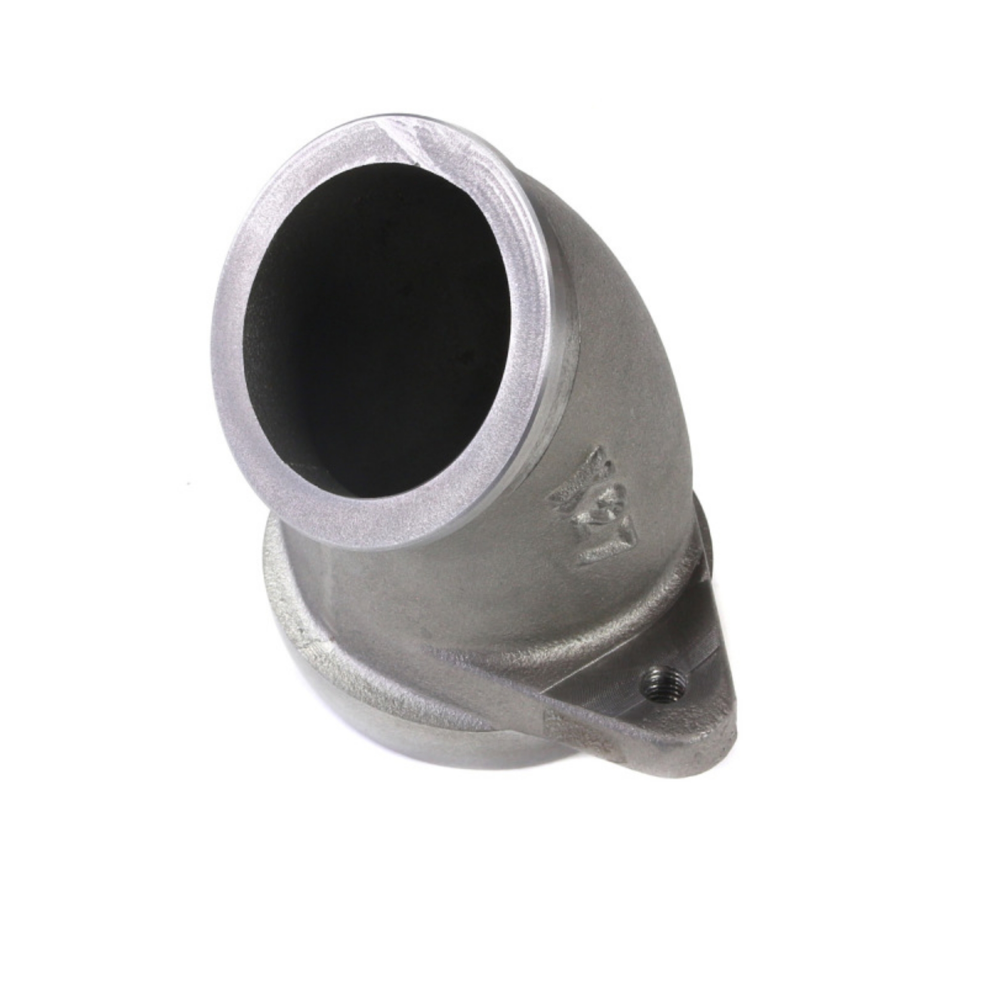 Picture of Industrial Injection K27 Exhaust Outlet Elbow 92-02 Cummins HY35 w- V-Banded 5 bolt Flange