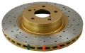 Picture of DBA 05-07 Nissan Frontier 4-0L 2WD-4WD Front Drilled & Slotted 4000 Series Rotor