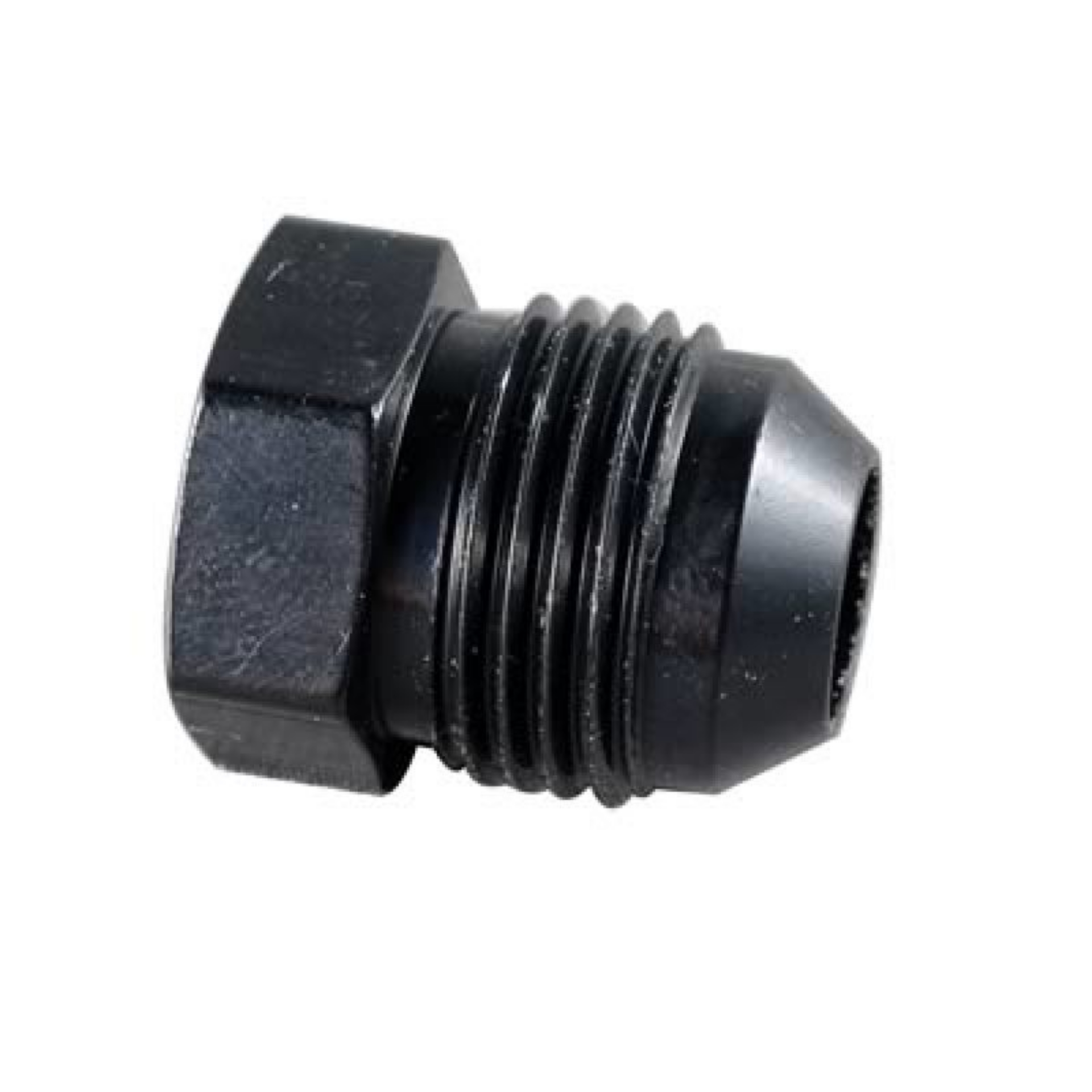 Picture of Fragola -10AN Aluminum Flare Plug - Black