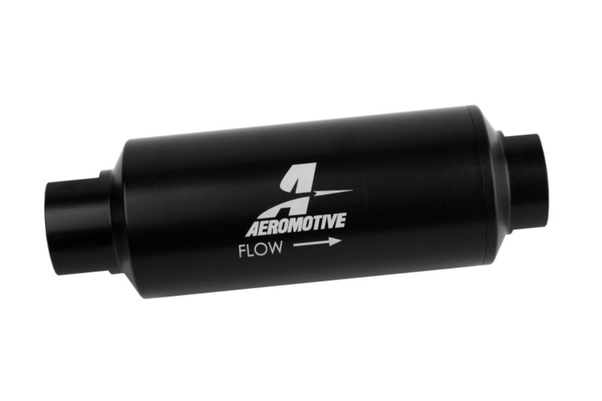 Picture of Aeromotive In-Line Marine Filter - AN-12 - 40 Micron SS Element - Black Hardcoat Finish