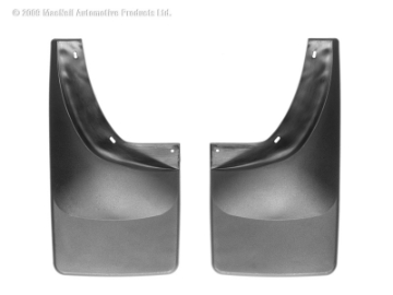 Picture of WeatherTech 06-08 Dodge Ram Mega Cab No Drill Mudflaps - Black