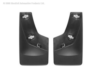 Picture of WeatherTech 07-13 Chevrolet Silverado No Drill Mudflaps - Black