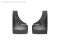 Picture of WeatherTech 07-13 Cadillac Escalade No Drill Mudflaps - Black