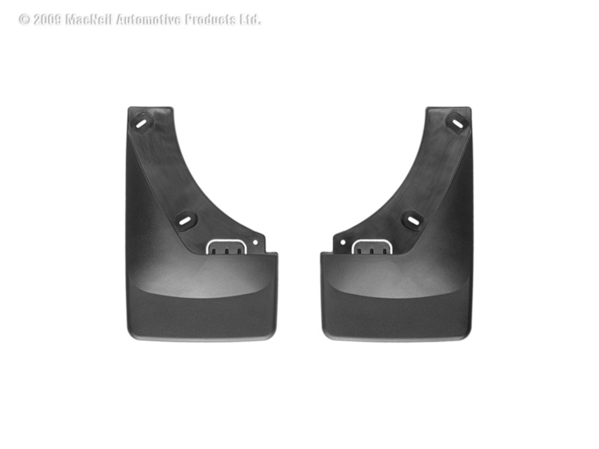 Picture of WeatherTech 07-13 Cadillac Escalade No Drill Mudflaps - Black