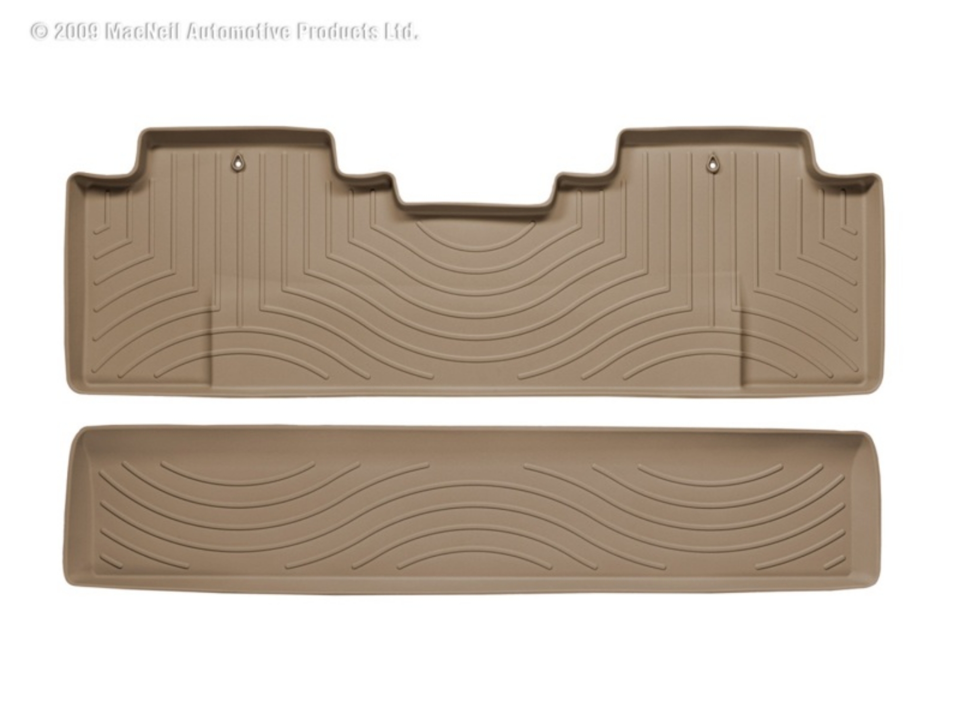 Picture of WeatherTech 06+ Honda Ridgeline Rear FloorLiner - Tan