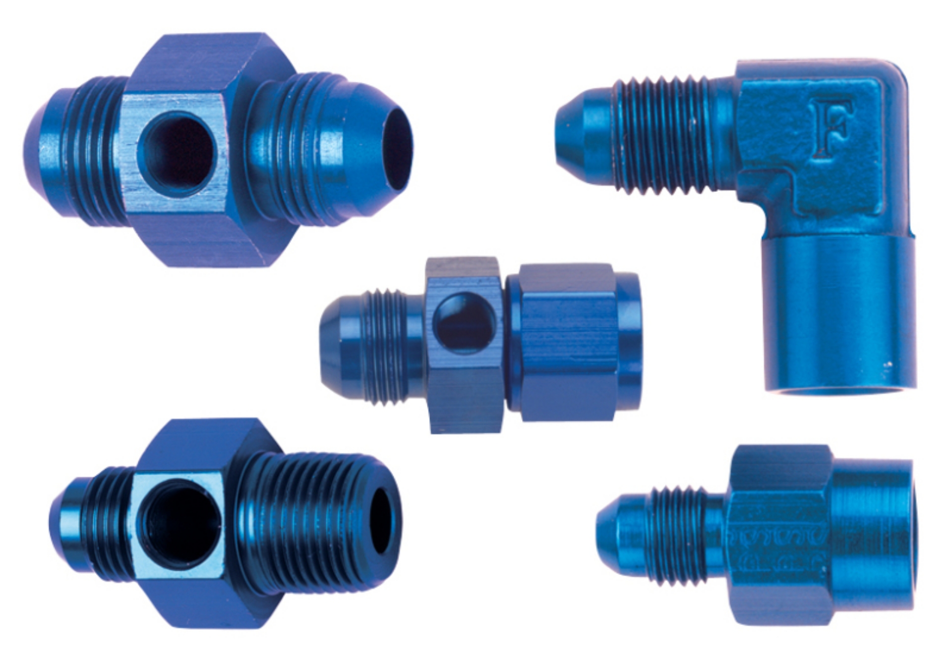 Picture of Fragola Inline Gauge Adapter -8AN x -8AN Male