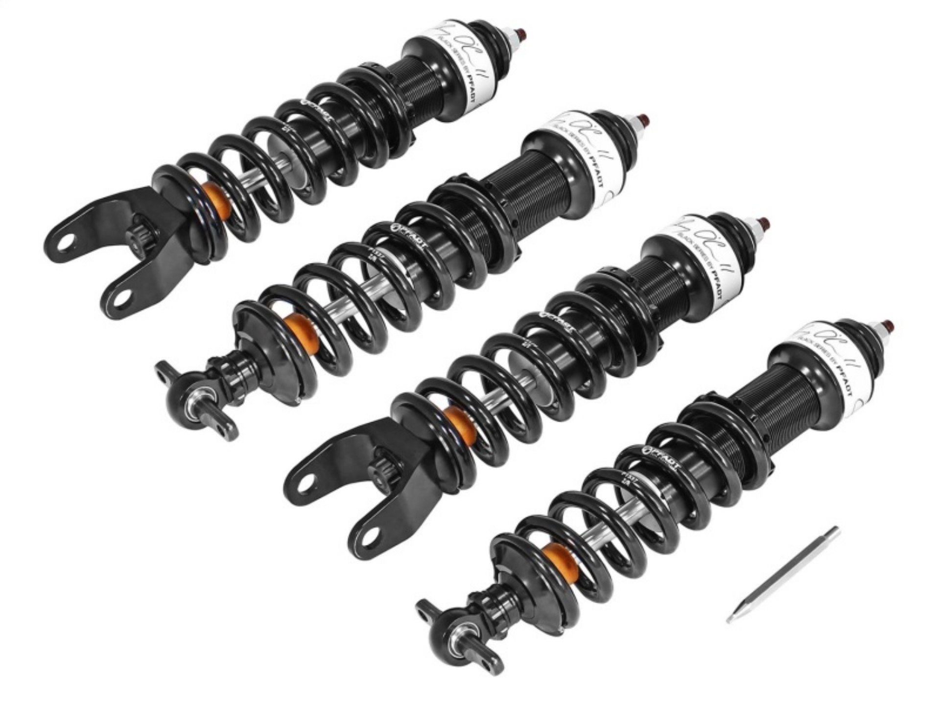 Picture of aFe Control Johnny OConnell Black Series Single Adjustable Coilover System; Chevy Corvette C5-C6