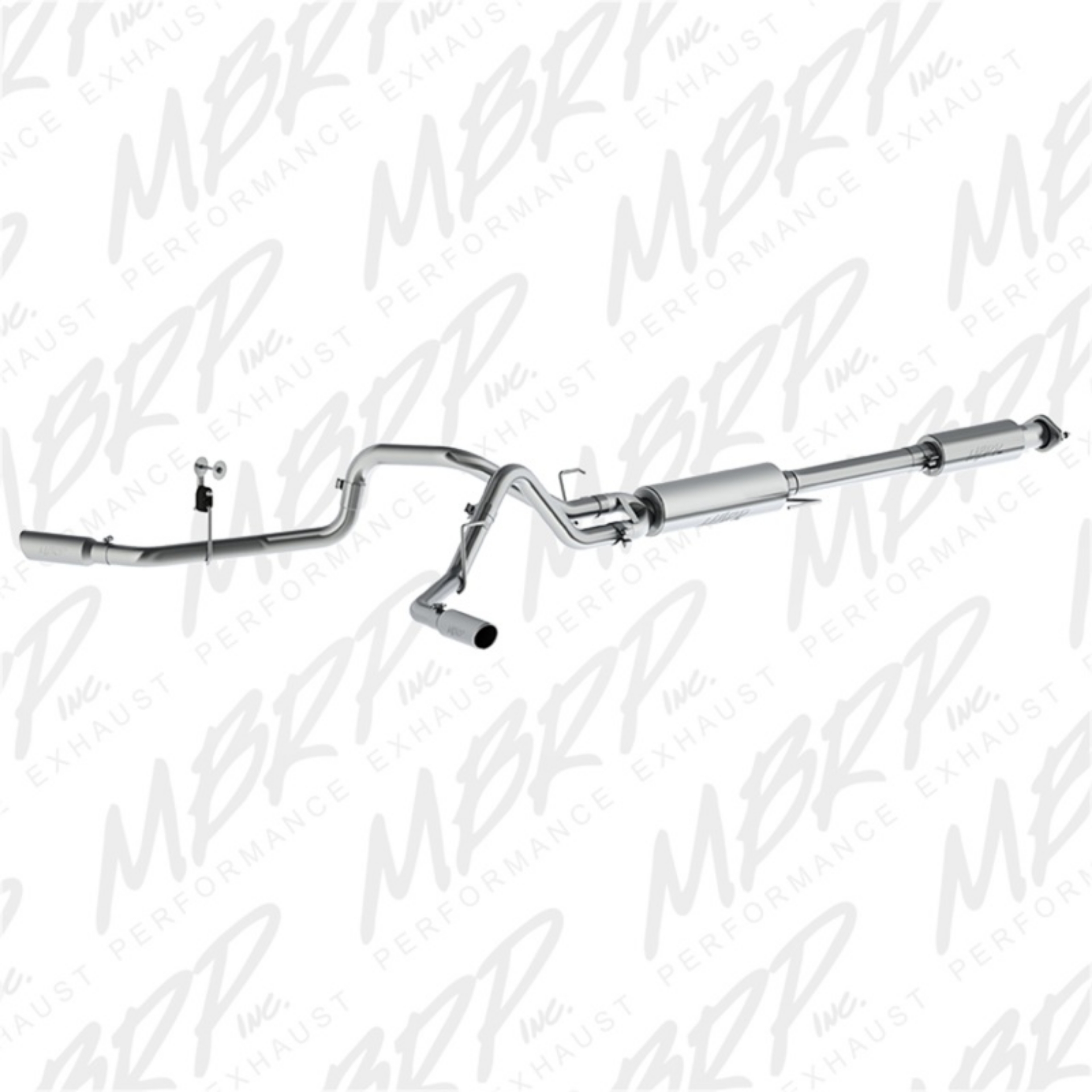 Picture of MBRP 2015 Ford F-150 5-0L 3in Cat Back Dual Split Side Exit T409 Exhaust System