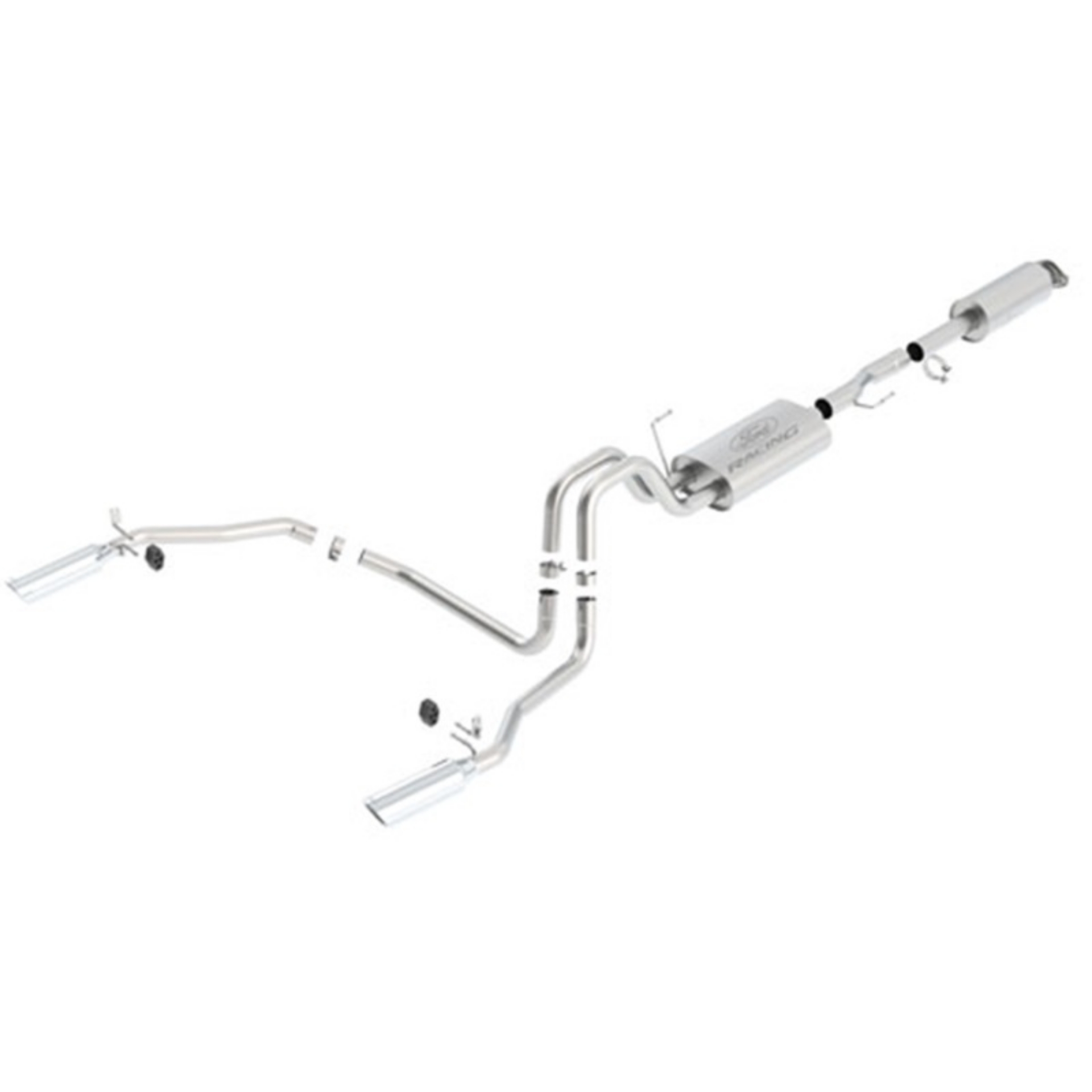 Picture of Ford Racing Ford F-150 5-0L TI-VCT Cat-Back Sport Exhaust System 145inch WB