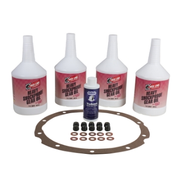 Picture of Yukon Gear Redline Synthetic Oil w- Gasket - Nuts - and Copper Washers For 9in Ford