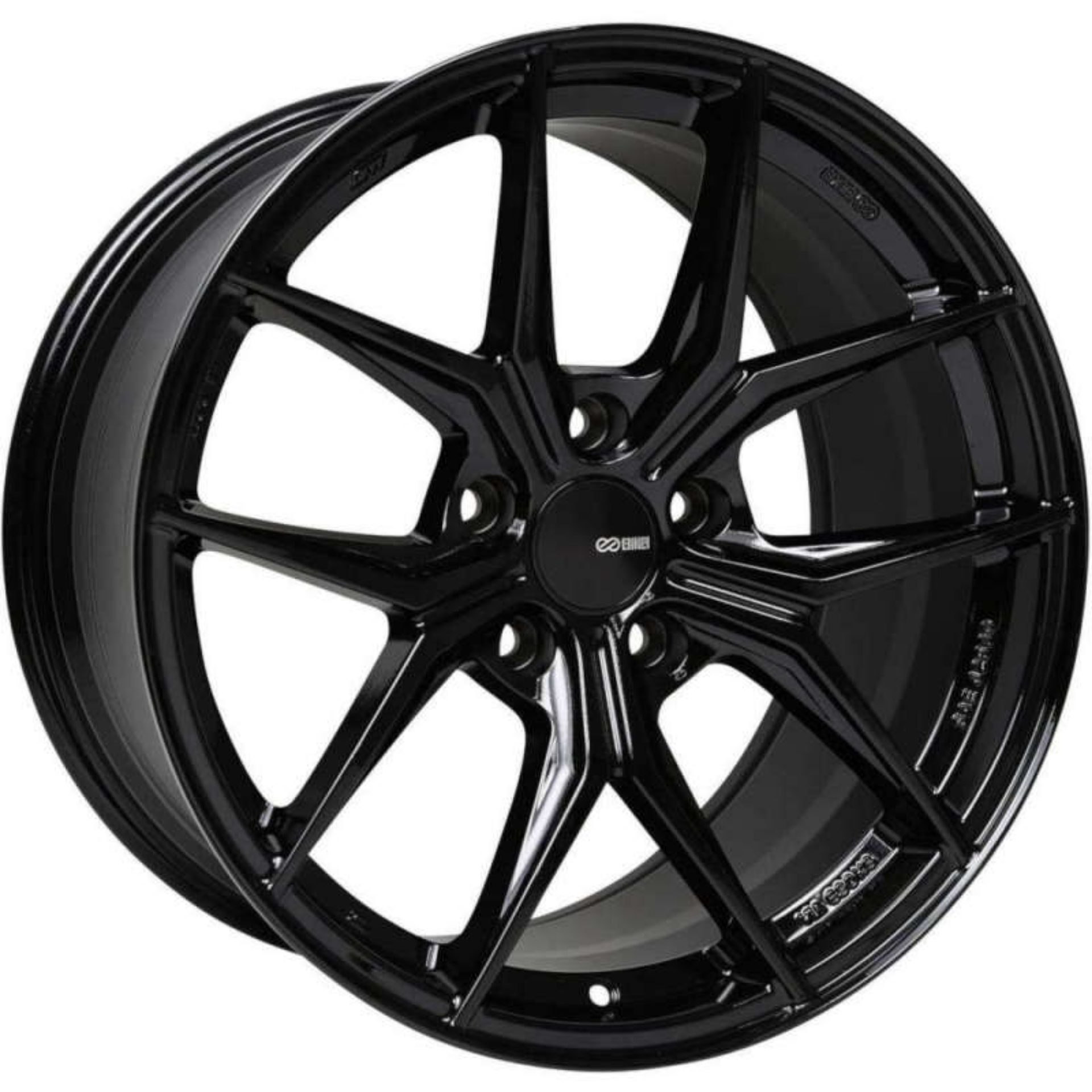 Picture of Enkei TSR-X 18x8 45mm Offset 5x100 BP 72-6mm Bore Gloss Black Wheel