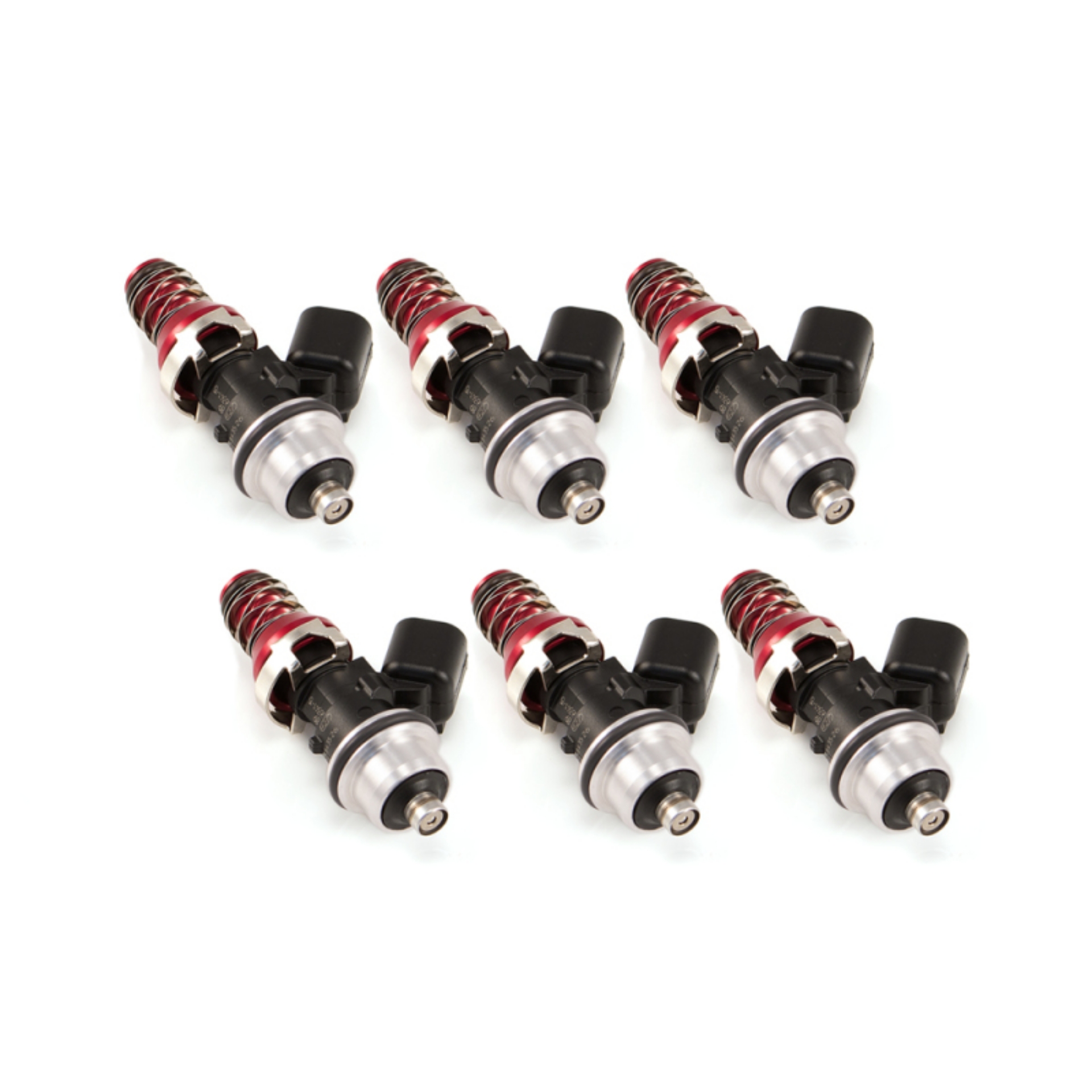 Picture of Injector Dynamics 1700cc Injectors - 48mm Length - Mach Top to 11mm - S2000 Low Config Set of 6