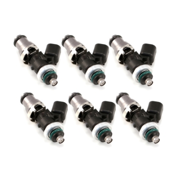 Picture of Injector Dynamics 1700cc Injectors-48mm Length-14mm Top - 14mm Low O-Ring R35 Low SpacerSet of 6