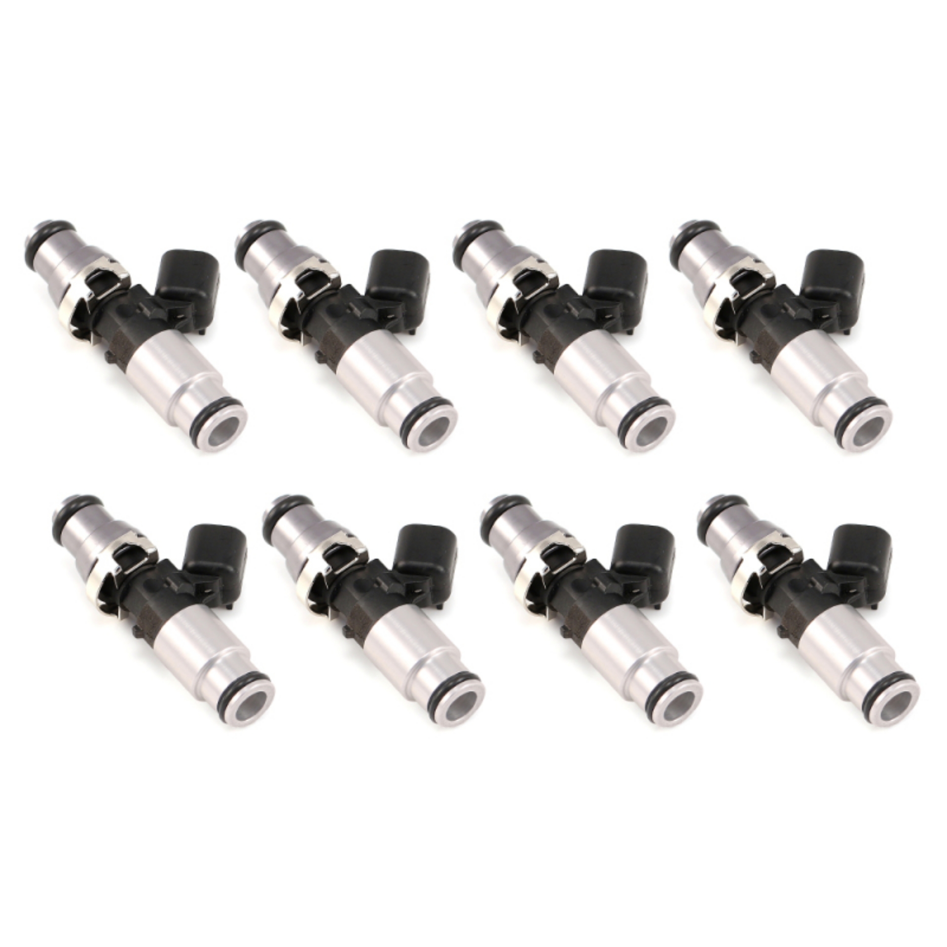 Picture of Injector Dynamics 1340cc Injector - 60mm Length - 14mm Grey Top - Blue Bottom Adaptor Set of 8