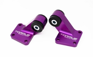 Picture of Torque Solution 03-06 Mitsubishi EVO VII-IX Billet Rear Differential Mounts - Purple