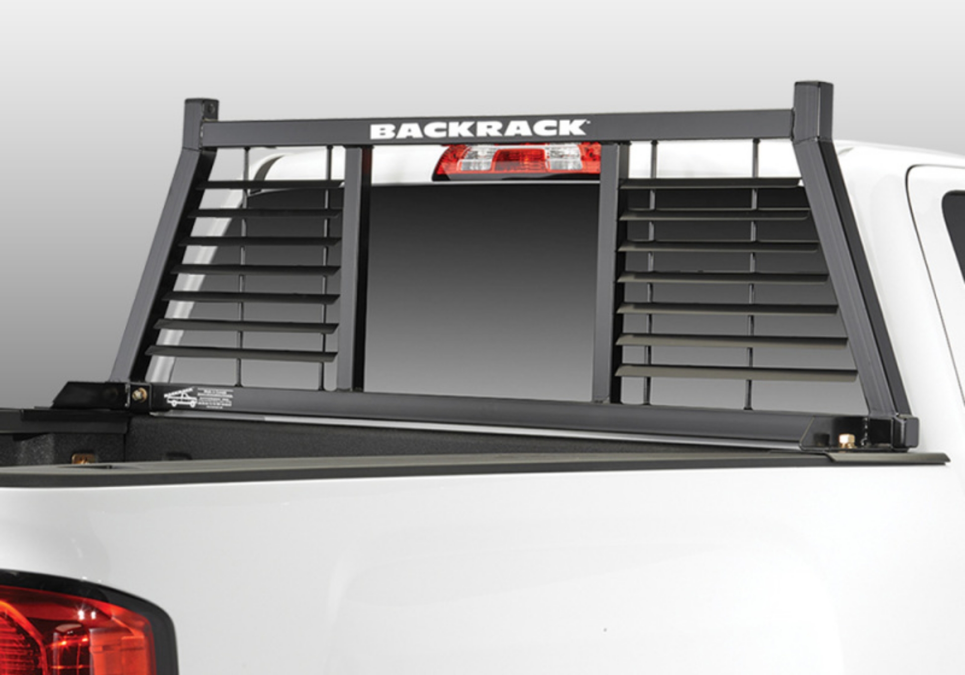 Picture of BackRack 99-23 Ford F250-350-450 Half Louvered Rack Frame Only Requires Hardware