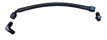 Picture of Fleece Performance 03-15 Cummins Turbo Oil Feed Line Kit for S300-S400 Turbos in 2nd Gen Location