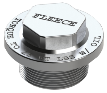 Picture of Fleece Performance 01-13 GM Duramax 6-6L Duramax Turbo Thermostat Delete Plug