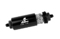 Picture of Aeromotive In-Line Filter - AN-6 Male 40 Micron Stainless Mesh Element Bright Dip Black Finish