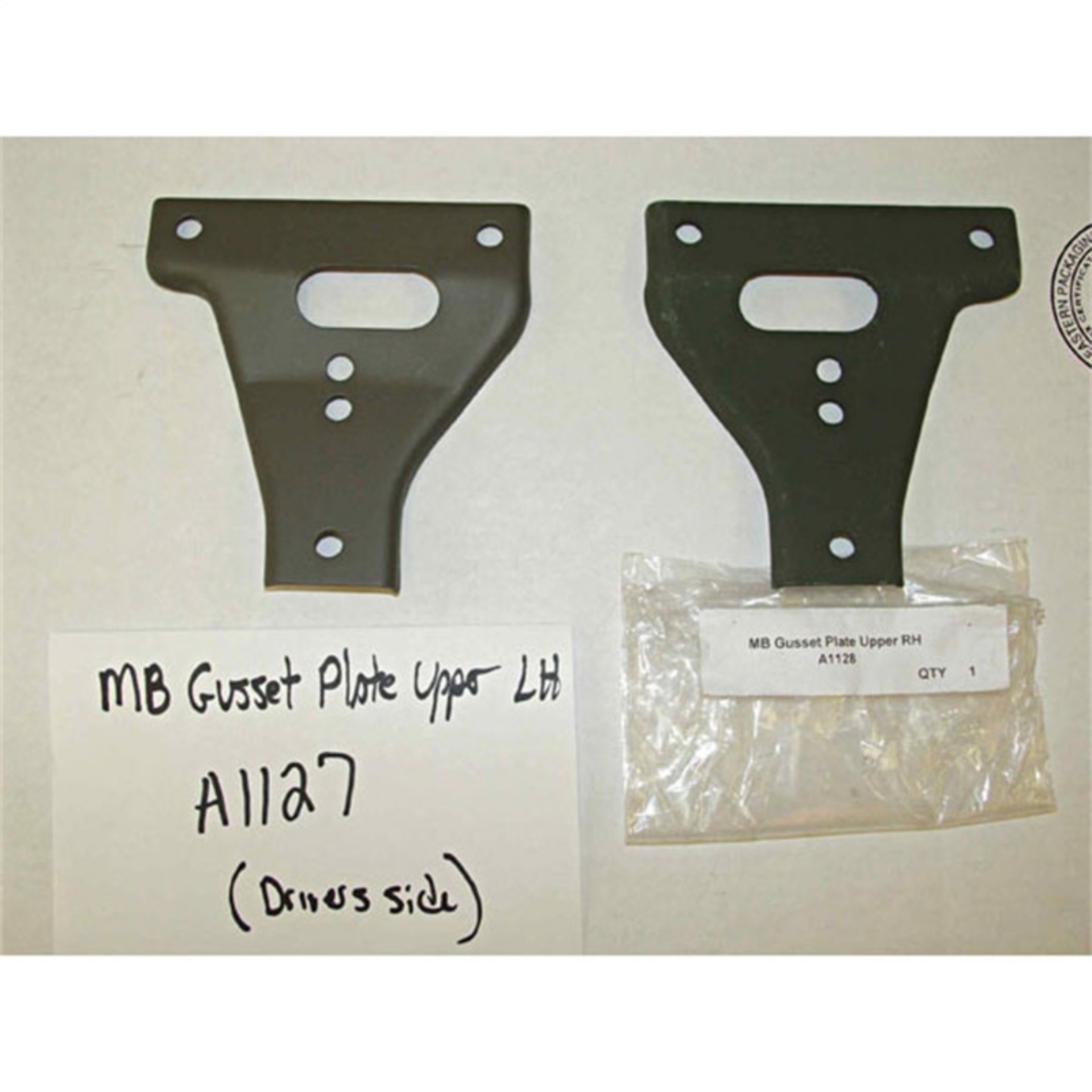 Picture of Omix Frt Bumper Upper Gusset LH- 41-45 Willys MB & GPW