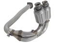 Picture of aFe Power Direct Fit Catalytic Converter Replacements Front 00-03 Jeep Wrangler TJ I6-4-0L