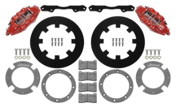 Picture of Wilwood 17-21 Can-Am X3RS Red 6-Piston Rear Kit 11-25in - Undrilled Rotors