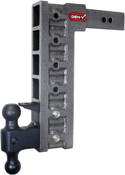 Picture of Gen-Y Mega Duty 2-5in Shank 15in Drop 21K Hitch w-Dual-Ball-Pintle Lock-Stabilizer Kit