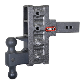 Picture of Gen-Y Mega Duty 2-5in Shank 6in Offset Drop 21K Hitch w-GH-061 Dual-Ball-GH-062 Pintle Lock