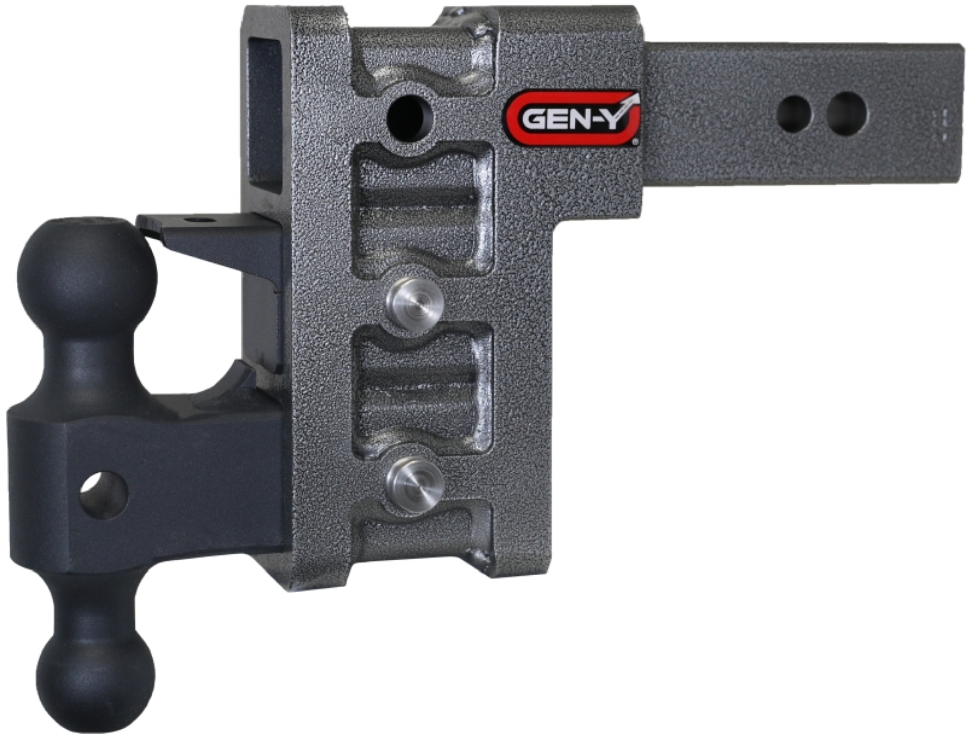 Picture of Gen-Y Mega Duty 2-5in Shank 6in Drop 3-5K TW 32K Hitch w-GH-0161 Dual-Ball-Pintle Lock