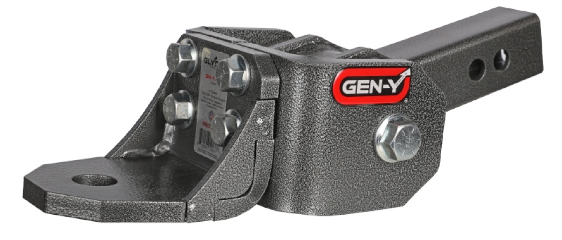 Picture of Gen-Y Glyder Torsion-Flex 2in Shank 2in Drop 7K Hitch w-Ball Platform-1in Diameter Mounting Hole