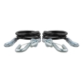 Picture of RockJock Curt Towing Safety Cable Kit 44 1-2in Long w- 2 Snap Hooks 5000lbs 2-Pack