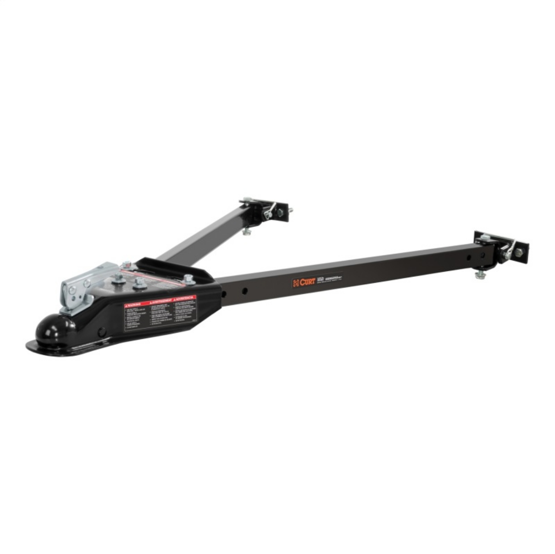 Picture of RockJock Curt Tow Bar with Adjustable Width Arms Car Mount 2in Ball 5000lbs