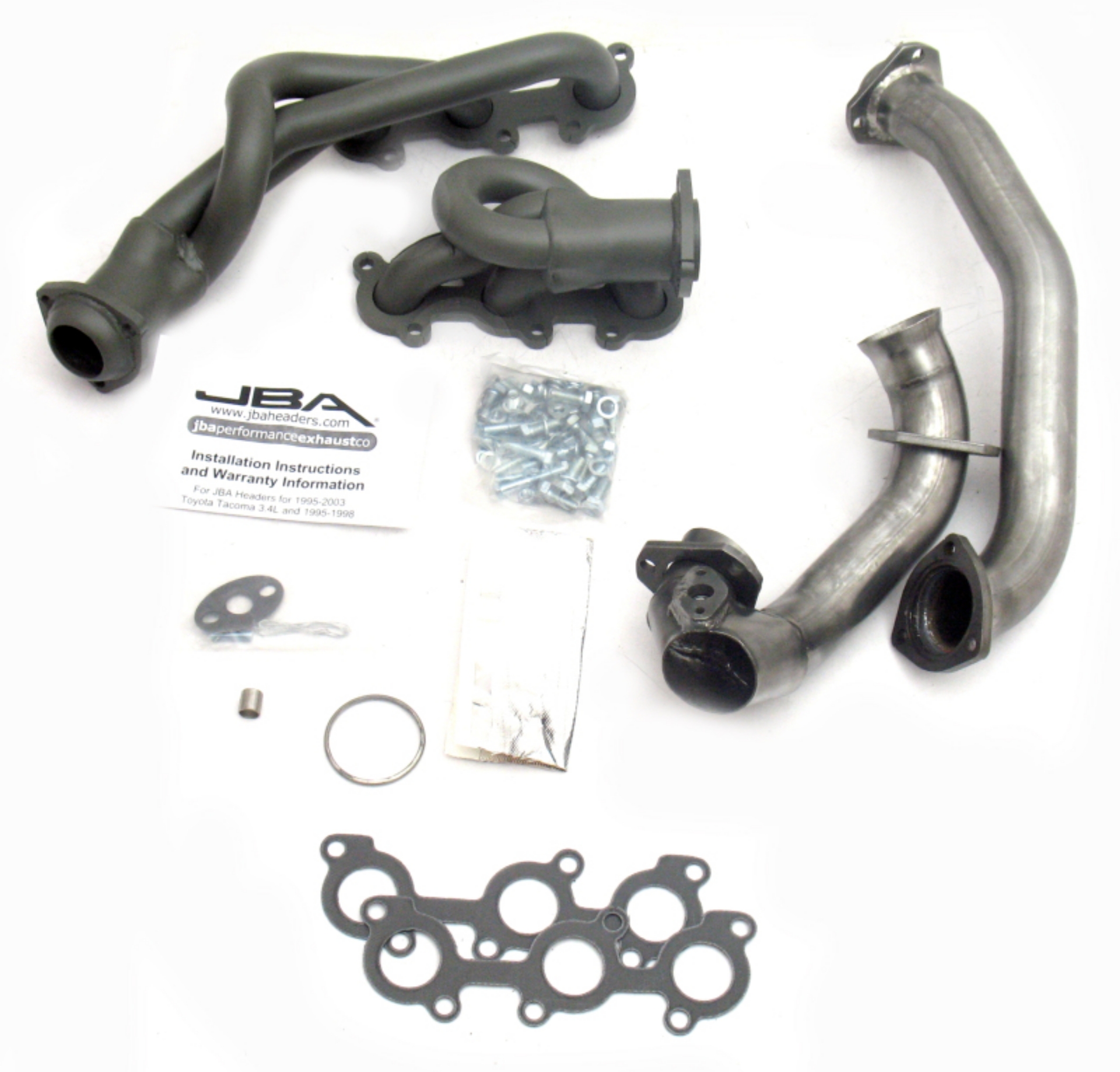 Picture of JBA 01-04 Toyota 3-4L V6 w-o EGR 1-1-2in Primary Ti Ctd Cat4Ward Header