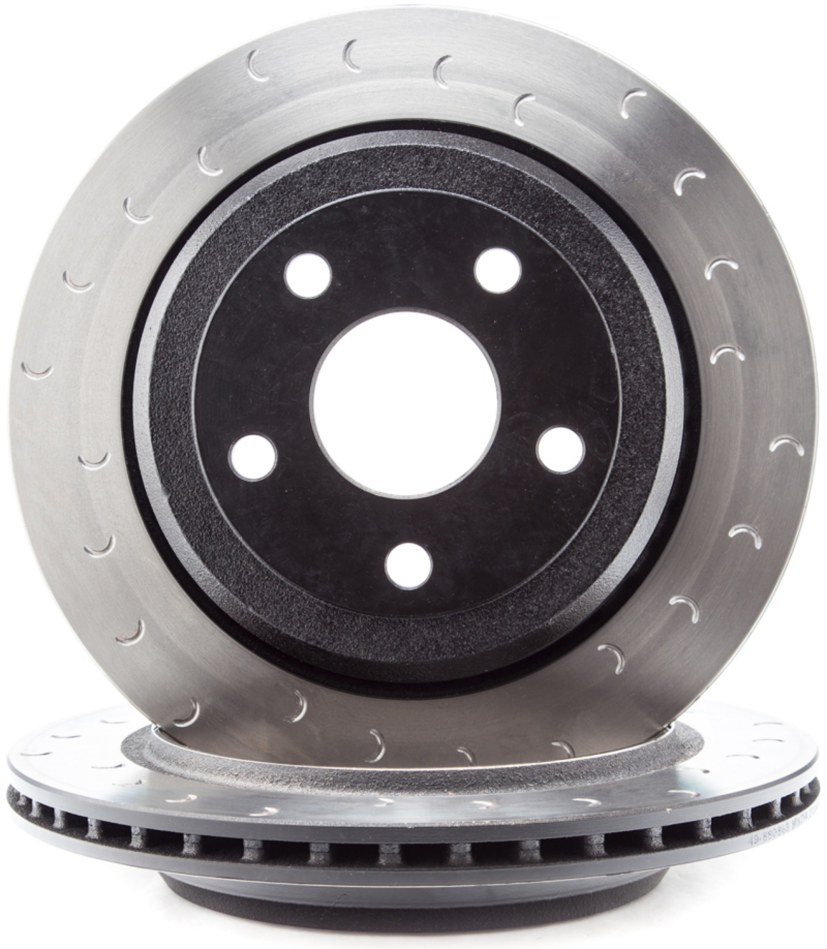 Picture of Alcon 2018+ Jeep Wrangler JL Rear Left Slotted Rotor - Single